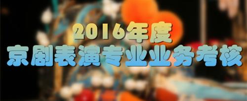 啊啊啊粗暴抽插进入内射视频国家京剧院2016年度京剧表演专业业务考...